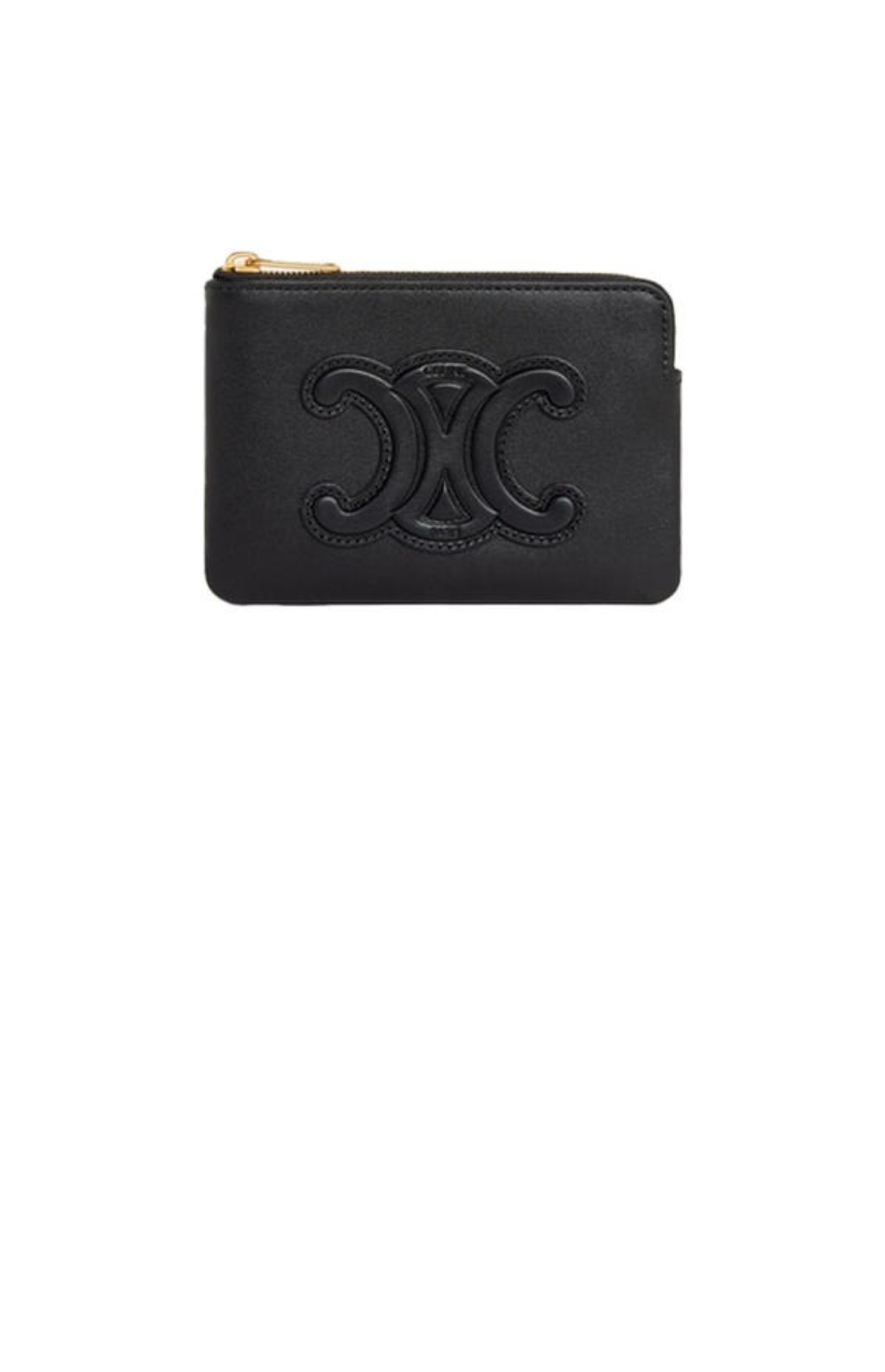 셀린느 트리오페 지퍼 카드 코인 지갑 10C663