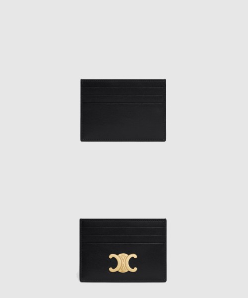 셀린느 셀린느트리옹프 카드 지갑 - 샤이니 카프스킨 10L833