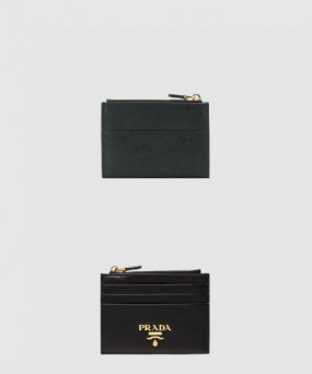 프라다 가죽 카드 지갑 1MC026