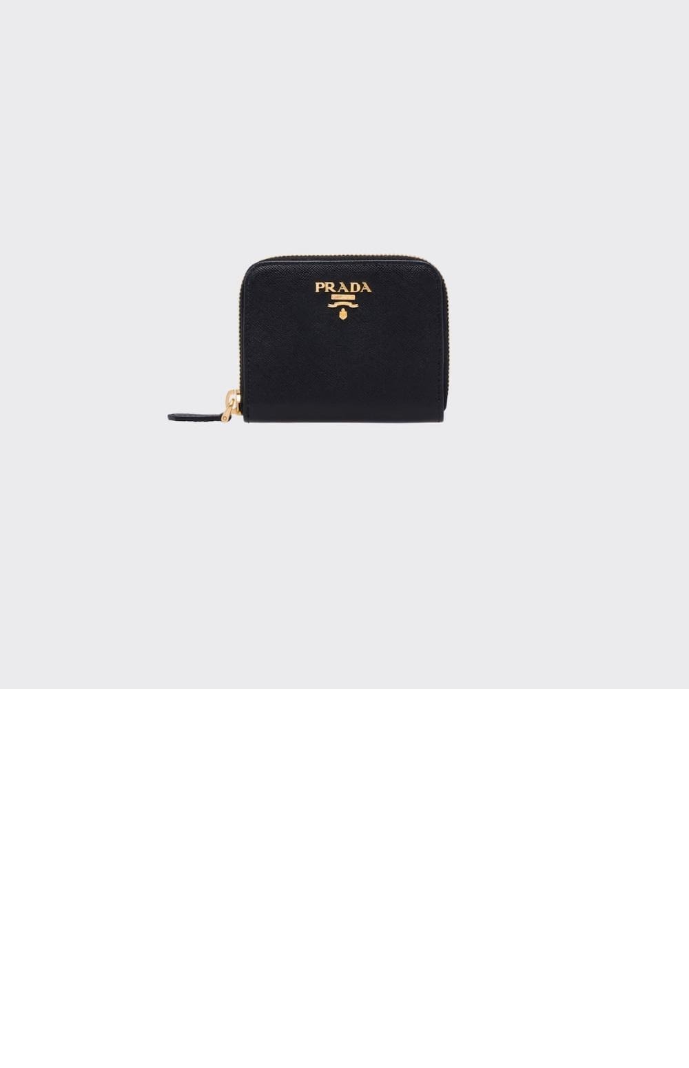 프라다 사피아노 메탈 로고 카드 지갑 1MM268
