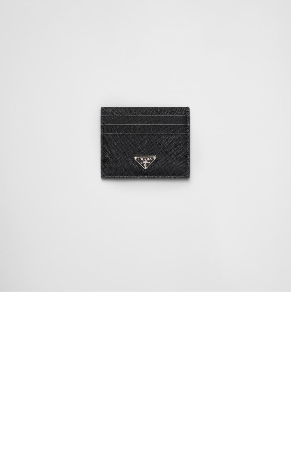 프라다 사피아노 트라이앵글 로고 카드 지갑 1MC025